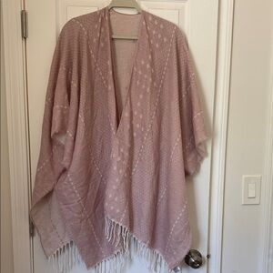 Gentle Fawn Blush Tunic with Fringe